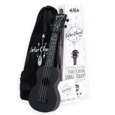 Official Kala Learn To Play Color Chord Ukulele Starter Kit for Beginners KALA-LTP-SCC