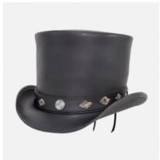 TOPPER TOP HAT, DIAMOND INLAY BAND Voodoo Hatter
