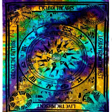 Cotton Tapestry Tie & Dye Zodiac 